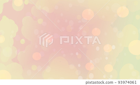 4k插畫背景泡沫泡泡橙色黃色綠色多彩虛擬背景metaverse背景 93974061