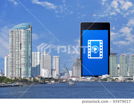 Business cinema online concept Business cinema online concept 93979017