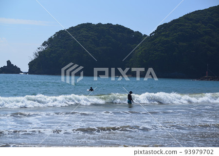 Yumigahama Beach in Izu with beautiful sandy beaches Yumigahama Beach in Izu with beautiful sandy beaches 93979702