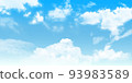 Background with clouds on blue sky 93983589