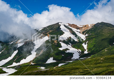 Spring heavy snow mountain Spring heavy snow mountain 93984134