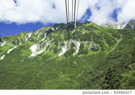 Fresh green Tambodaira Tateyama Ropeway Fresh green Tambodaira Tateyama Ropeway 93986927