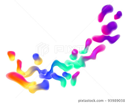 Rainbow Neon Color Lava Abstract Background Rainbow Neon Color Lava Abstract Background 93989038