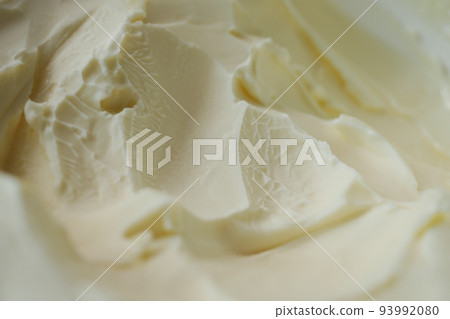 close up of fresh butter in a container close up of fresh butter in a container 93992080