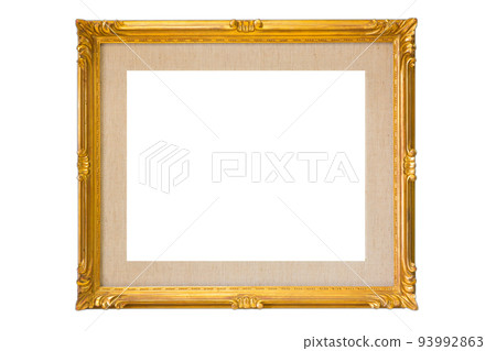 golden painting frame 93992863