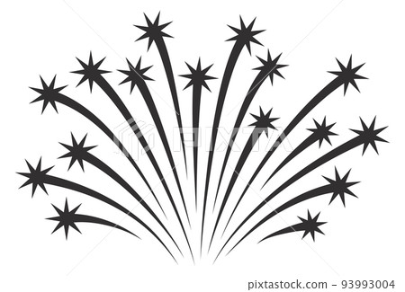 Firework icon. Black sparks. Show light symbol Firework icon. Black sparks. Show light symbol 93993004
