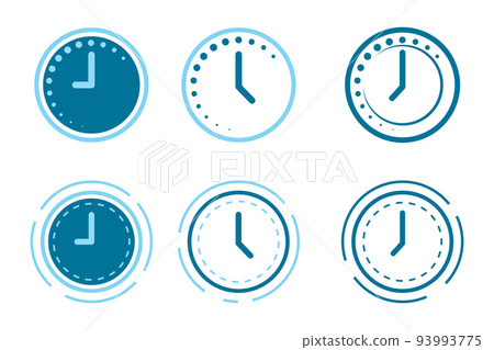 Time clock vector illustration design Time clock vector illustration design 93993775