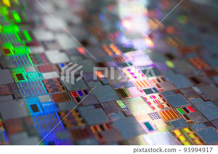 Silicon wafer for manufacturing semiconductor of integrated circuit. Silicon wafer for manufacturing semiconductor of integrated circuit. 93994917