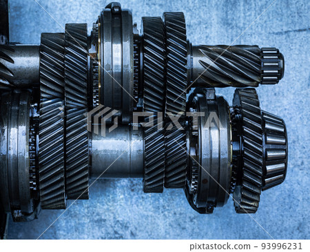 Transmission gears mechanical background 93996231