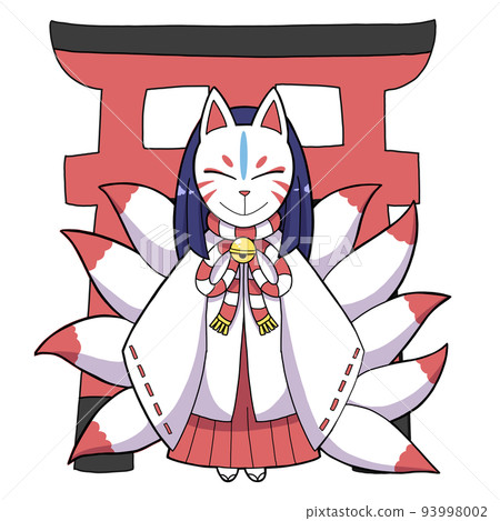 狐狸神社少女/鳥居 93998002