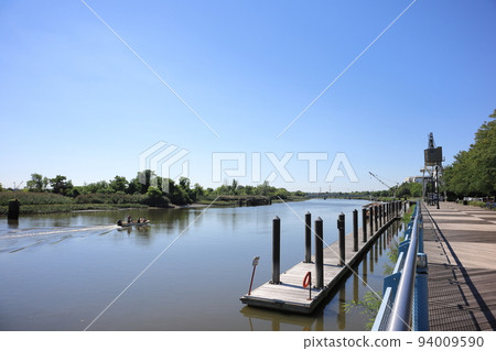 Riverfront in Wilmington, Delaware, USA 94009590