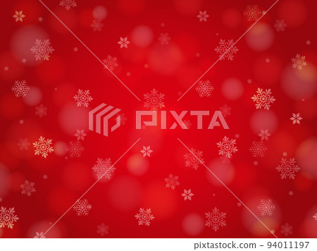 Snowflake background image _ red 94011197