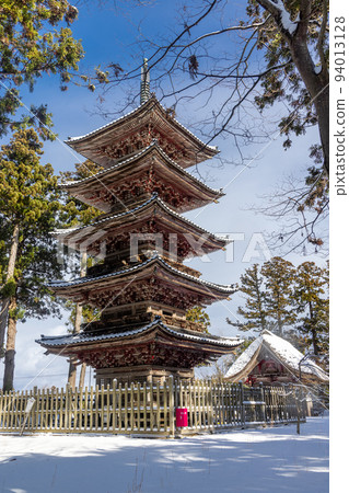 【新潟縣妙仙寺】新潟縣現存唯一的“五層塔”,冬季版 【新潟縣妙仙寺】新潟縣現存唯一的“五層塔”,冬季版 94013128