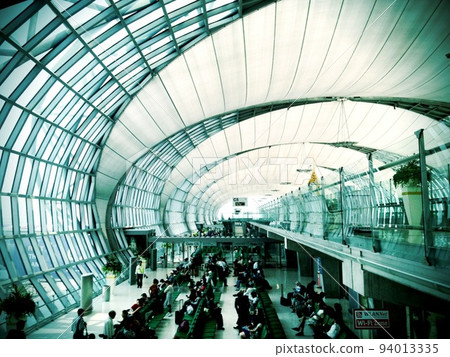 Gate waiting area at Don Mueang International Airport, Bangkok, Thailand Gate waiting area at Don Mueang International Airport, Bangkok, Thailand 94013335