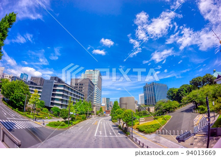 2022年夏天從九段下看東京市 94013669