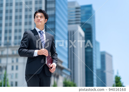Business businessman male sales business person commuting 94016168