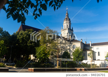 View of Bourg-en-Bresse Cathedral, France 94016701