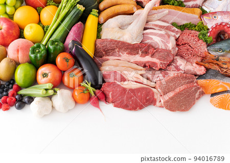 Assortment of fresh ingredients 94016789
