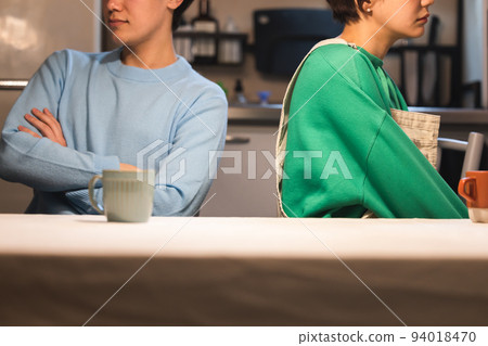 Couple fighting bad mood Couple fighting bad mood 94018470