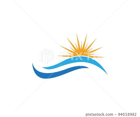 Sun Vector illustration Icon Logo Template design 94018982