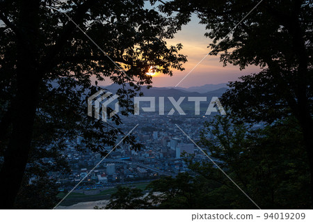 [福井縣越前市 8 月] 從山頂眺望 94019209