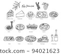 vector, vectors, line drawing 94021623