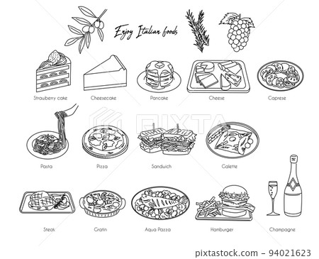 矢量 畫線 圖標 94021623