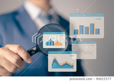 Web report dashboard monitor idea and data analytics study for corporate financial planning. Web report dashboard monitor idea and data analytics study for corporate financial planning. 94025577