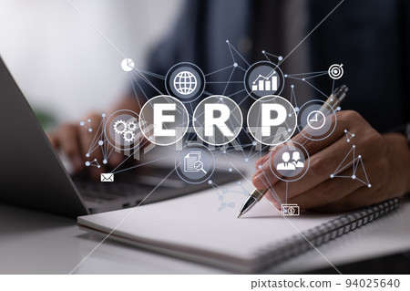An IT manager studies ERP (Enterprise Resource Planning) architecture. 94025640