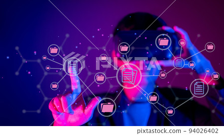 DMS stands for Document Management System. On VR, an information technology (IT) consultant works. Concept of Internet Technology. Software that automates the archiving and management of data files. 94026402