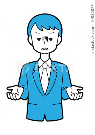 一個簡單的人[一個穿著令人失望的西裝的男人] 94026877