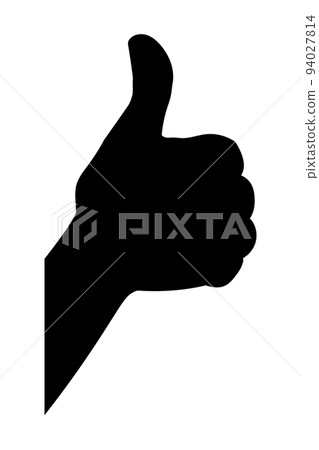 good hand silhouette 94027814