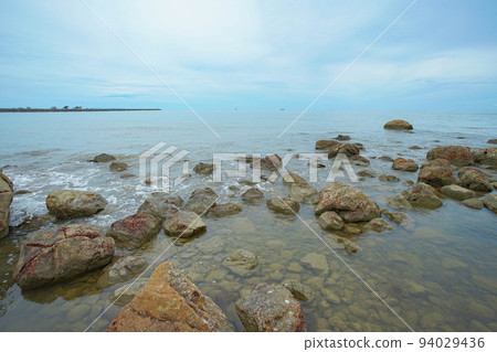 Beautiful rock beach named Had Hin Ngam at Sichon, Nakhon Si Thammarat. Beautiful rock beach named Had Hin Ngam at Sichon, Nakhon Si Thammarat. 94029436