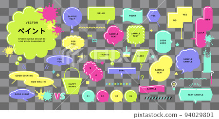 paint bubble design 94029801