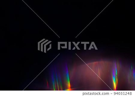 colorful rainbow crystal light leaks on black background colorful rainbow crystal light leaks on black background 94031248