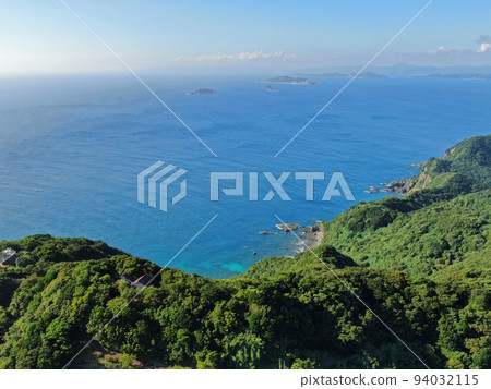 從野木崎權現山天文台公園上方鳥瞰海角海岸線 94032115