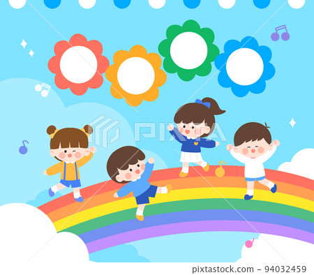 可愛的孩子幼兒園招聘框架07 94032459