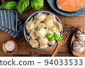 Fish stuffed Pelmeni or Dumplings or Tortellini 94033533
