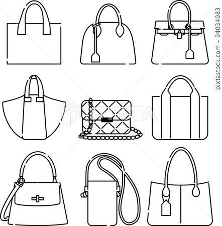 Bag set monochrome line only 94034983