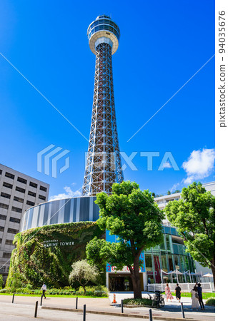 Yokohama Marine Tower Vertical composition Yokohama Marine Tower Vertical composition 94035676