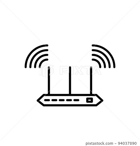 Illustration Vector graphic of router icon Illustration Vector graphic of router icon 94037890
