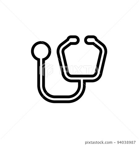 Illustration Vector graphic of stethoscope icon 94038987
