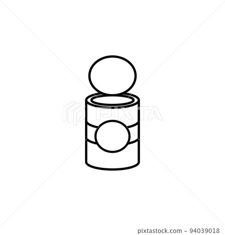 Illustration Vector graphic of tin can icon Illustration Vector graphic of tin can icon 94039018