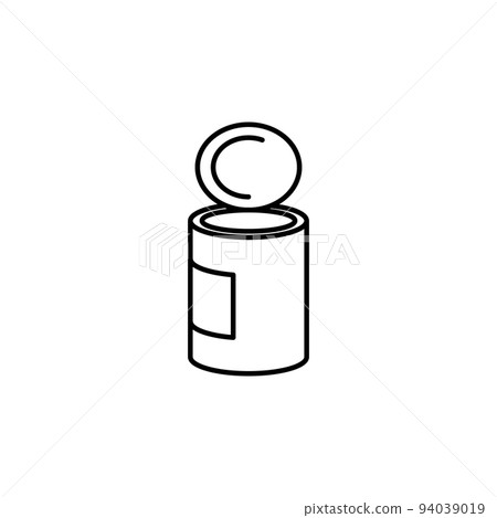 Illustration Vector graphic of tin can icon 94039019