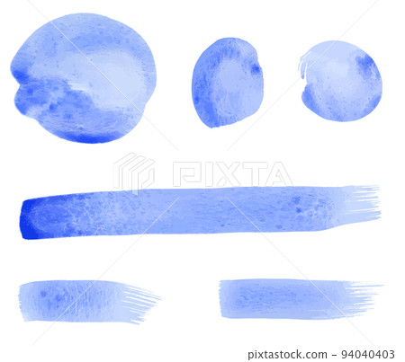 Watercolor texture material set Watercolor texture material set 94040403