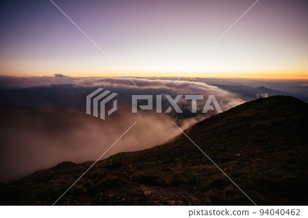 Mt Buller Sunset View in Australia 94040462