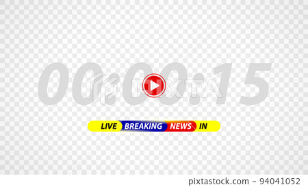 Play sign on live stream template Play sign on live stream template 94041052