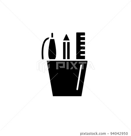 Illustration Vector graphic of pencil stand icon Illustration Vector graphic of pencil stand icon 94042950