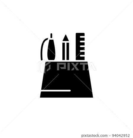 Illustration Vector graphic of pencil stand icon Illustration Vector graphic of pencil stand icon 94042952