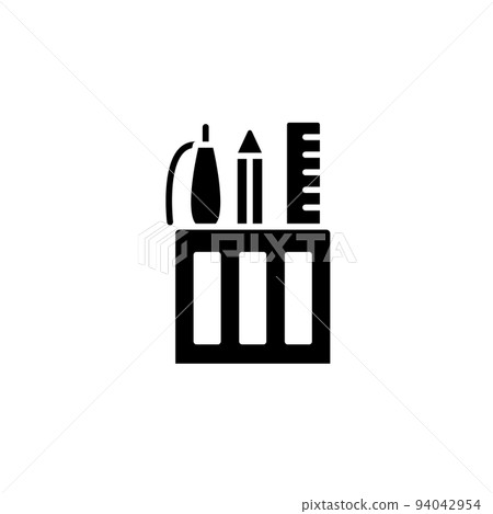 Illustration Vector graphic of pencil stand icon Illustration Vector graphic of pencil stand icon 94042954